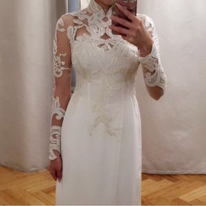 Thai Nguyen Ao Dai Vietnamese Traditional Dress CUSTOM